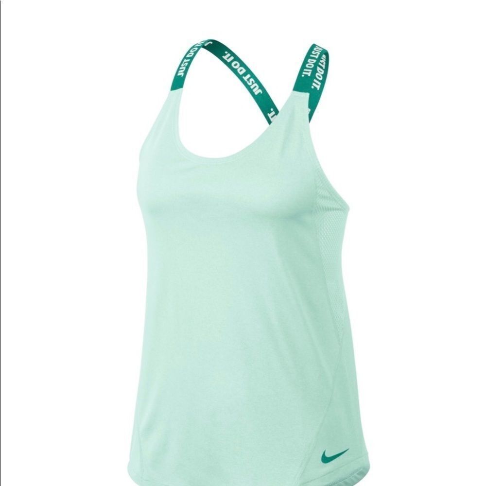 NIKE Dri-Fit Elastika Women's Training Tank Top​​​​​ turquoise Green Blue